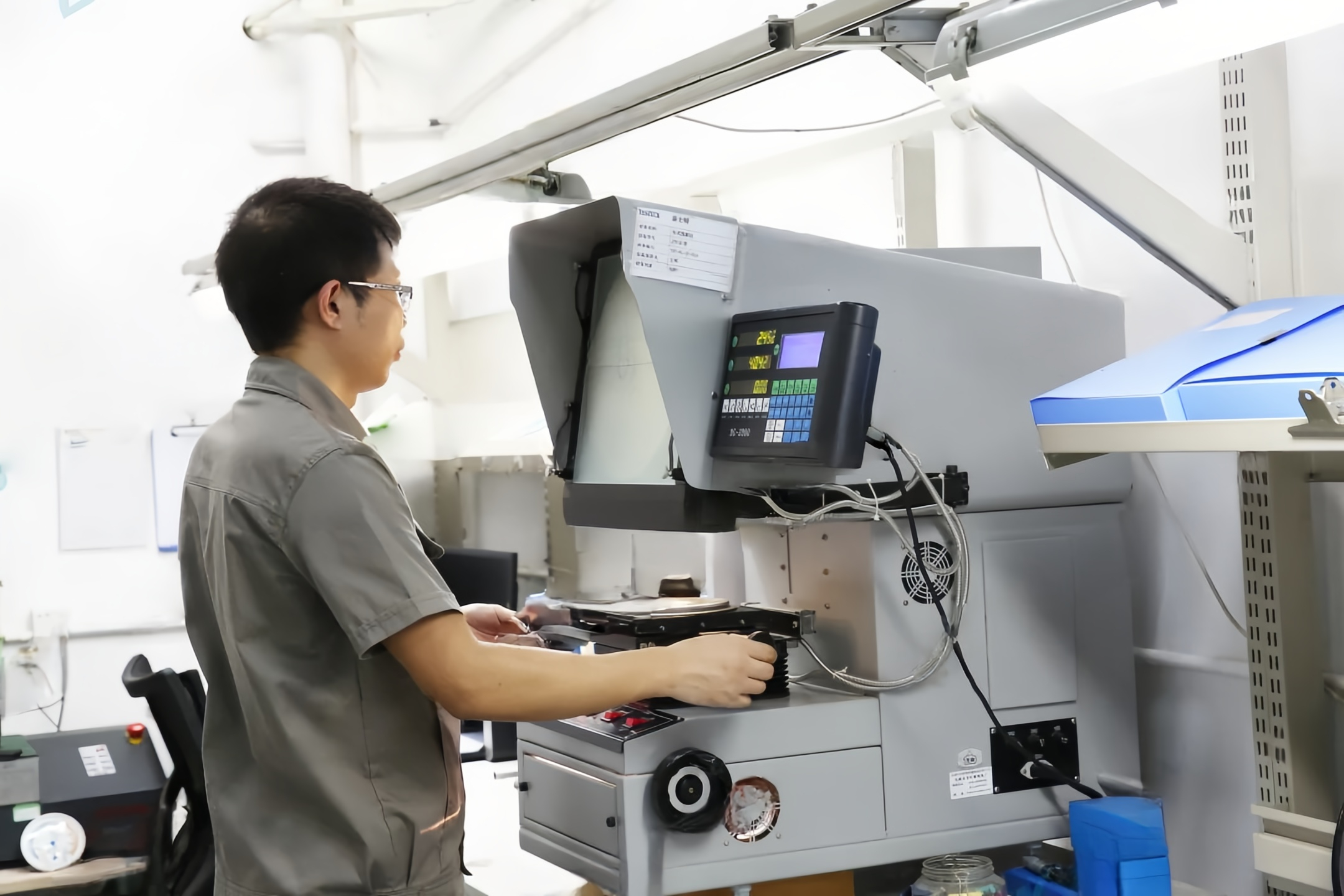 Finished product inspection of production equipment